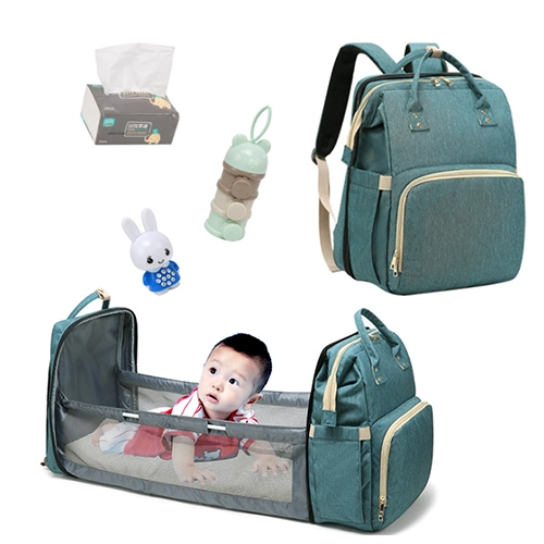 Diaper Bag Mommy and Dads Backpack Multifunctional Baby Bed Bags Maternity Nursing Handbag Stroller Bag