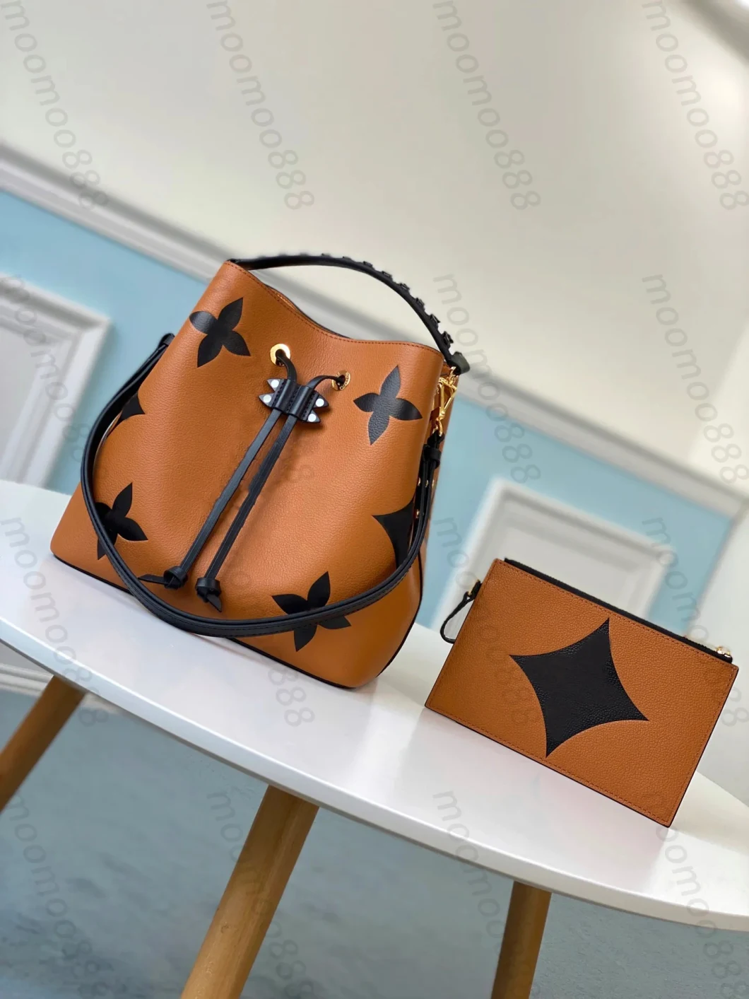 10A Top Tier Mirror Quality Medium Neo Bag Luxury Designers Womens Real Leather Cowhide Quilted Bucket Embossed Handbag Purse Crossbody Black Shoulder Box Bag