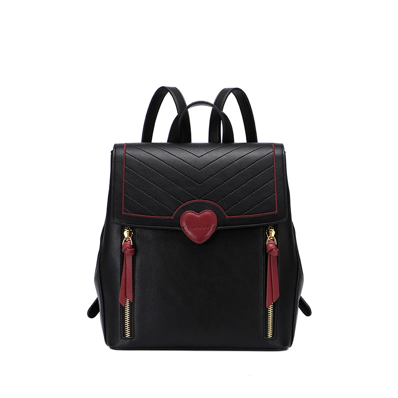 School Mini Backpack Handbag Hot Sell Lady Fashion PU Leather Quilting Backpack