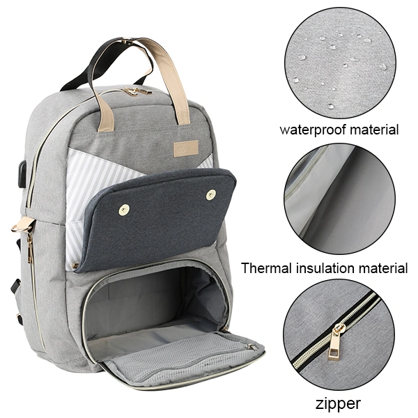 Baby Care Essentials Things Land Backpack Diaper Bag Waterproof Nappy Changing Mommy Maternity Bag
