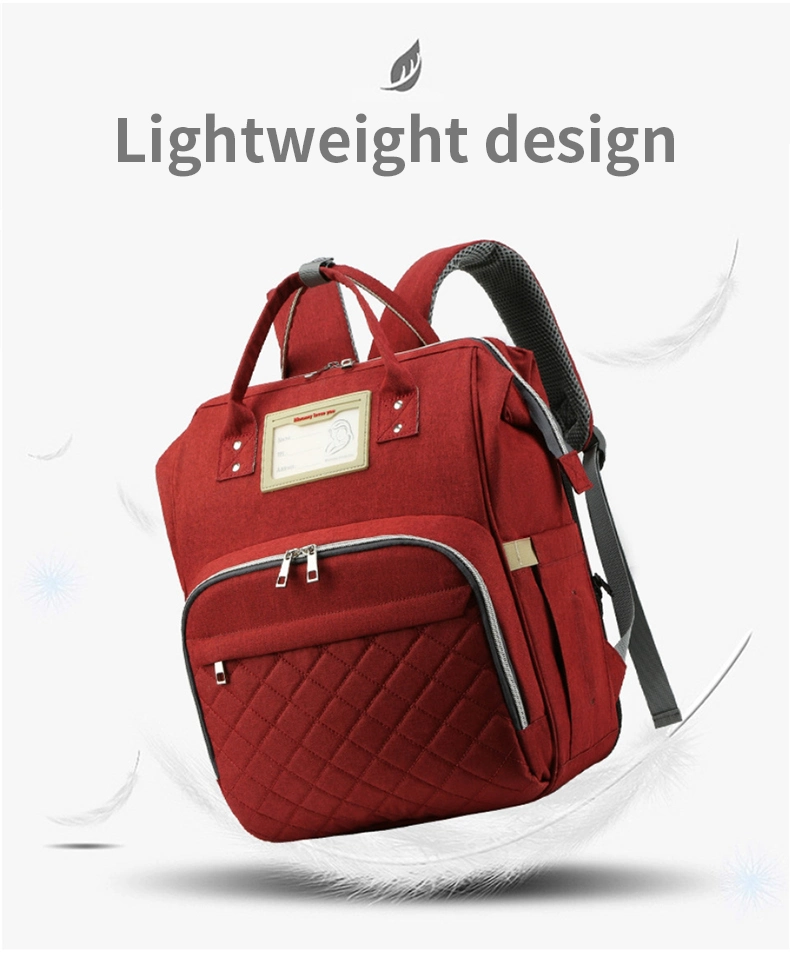 Fashion Portable Mommy Bag Multifunctional Large-Capacity Mother-Baby Bag Wet-Dry Separation Diaper Bag