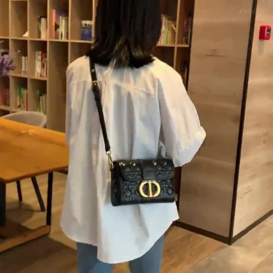 Guangzhou 1:1 Borsa da donna in vera pelle L Borsa V Busta da donna vintage di alta qualità