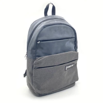 Zaino per laptop da viaggio per uomo d'affari con borsa da scuola impermeabile personalizzata in pelle PU